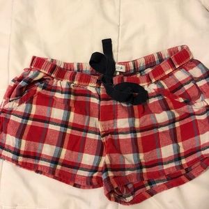 Flannel PJ Shorts